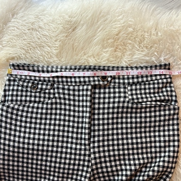 Anthro Gingham Check Capris Sz 4 - Picture 5 of 7